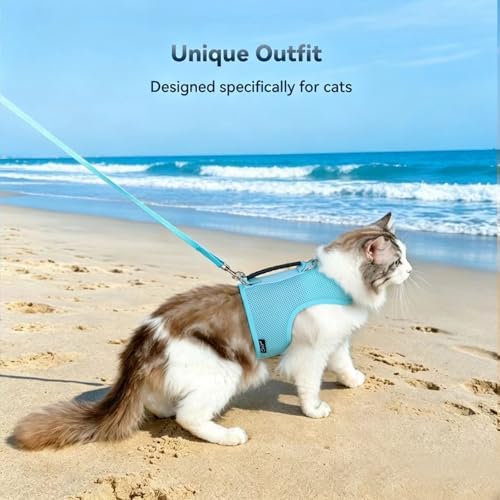 Cat Harness and Leash Set for Walking Escape Proof, Extra Large - Image 2