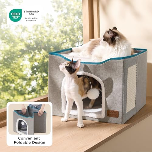 Bedsure Cat House Bed for Indoor Cats - Image 5
