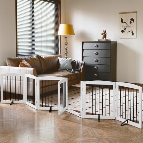 PUPETPO Freestanding Pet Gates by PUPETPO