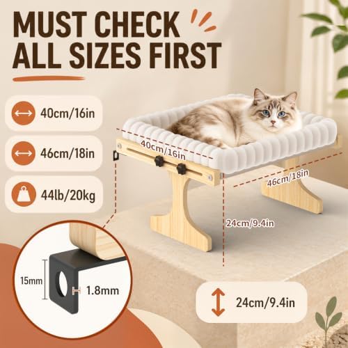Cat Perch for Window XiaZ Cats Hammock Indoor for Small Medium Sized Cat Window - Image 6