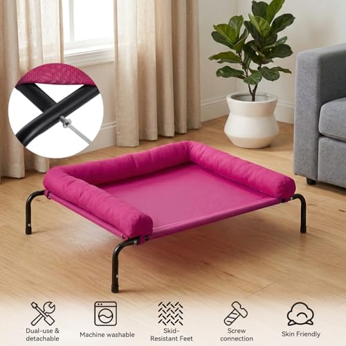 Cooling Elevated Dog Bed for Large Dogs, Indoor & Outdoor Raised Dog Bed - Image 4
