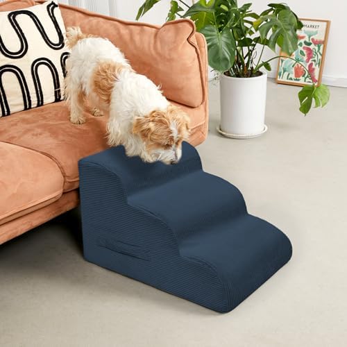 Mesa Lemon 3 Step Dog Stairs Pet Ramp - Image 2