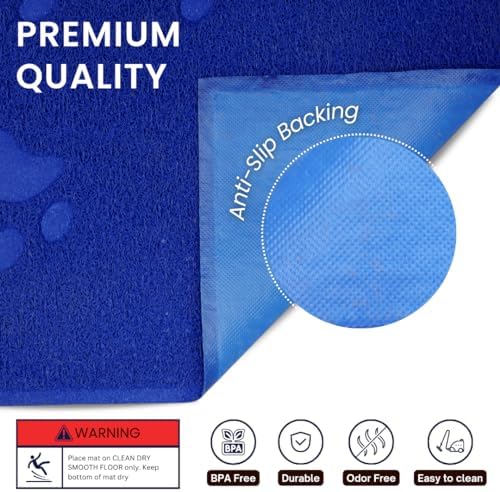 Andalus Jumbo Cat Litter Mat, Non-Slip & Easy to Clean Cat Litter Box Mat - Image 2