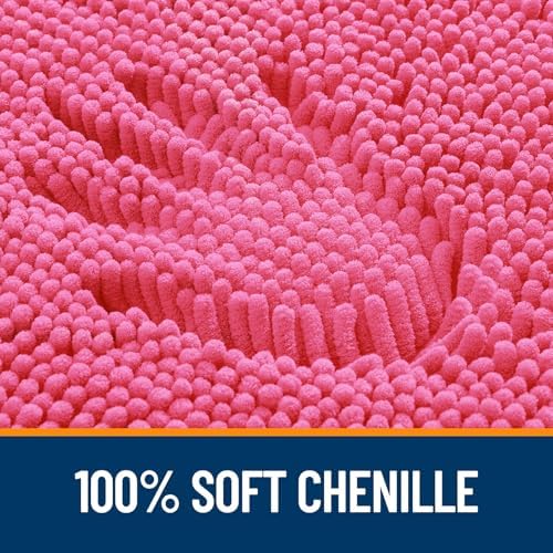 OLANLY Bathroom Rugs 30x20, Extra Soft Absorbent Chenille Bath Rugs - Image 3