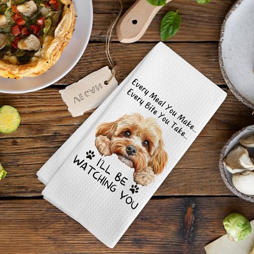 Funny Cavapoo Dog Kitchen Towels Accessories Ornament Decor, Cavapoo Dog Mom - Image 6