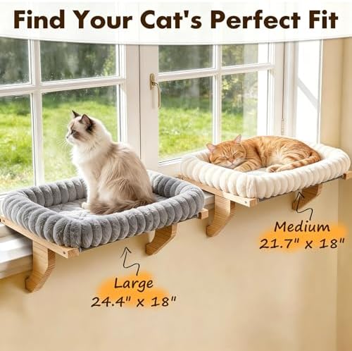 Zoratoo Cloud-Cuddle Cat Perch for Window Sill - Image 6