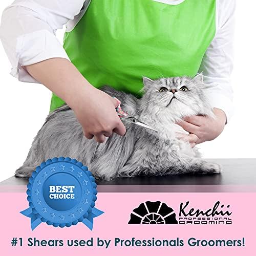 Kenchii Happy Kitty Ball Tip Grooming Scissors - Image 5