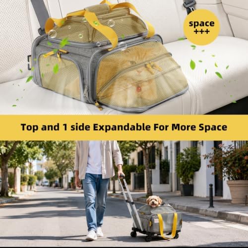 pidipiti 17x13x8 TSA Airline Approved Expandable pet Carrier - Image 4