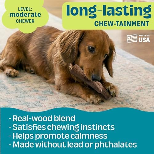 Pupstages Dogwood Stick Dog Chew Toy, Made in USA - Image 4