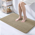 Ophanie Beige Bathroom Rugs 40x24, Soft Chenille Bath Mat, Non Slip Absorbent by Ophanie