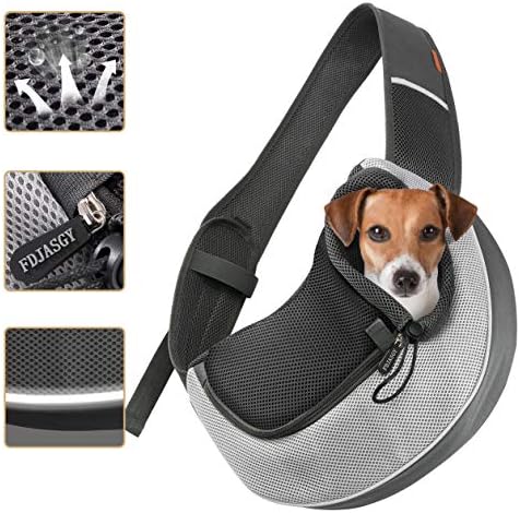 FDJASGY Pet Sling Carrier for Small Dogs Cats, Breathable Mesh Travelling Hand - Image 2
