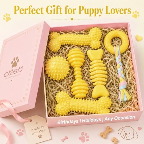 Puppy Toys, 6 Pack Dog Chew Toys, Teething Toys - Image 7