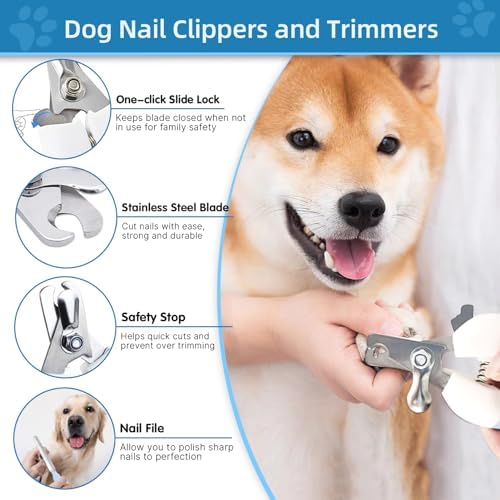 Dog Brush Dog Grooming Kit 6PCS Dog Brush - Image 5