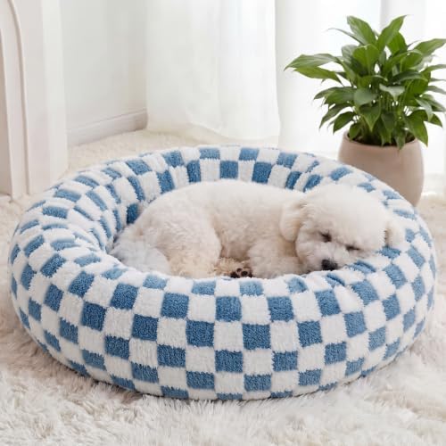BFPETHOME Large Washable Cozy Donut Dog Beds by BFPETHOME