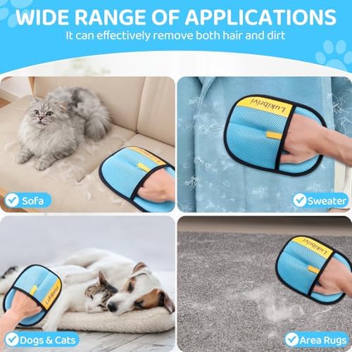Pet Hair Removal Glove for Dogs & Cats - Image 6