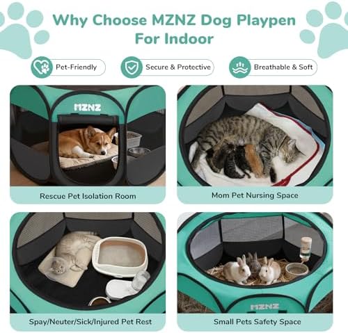 Dog Cat Small Animal Puppy Playpen Crate - Image 4