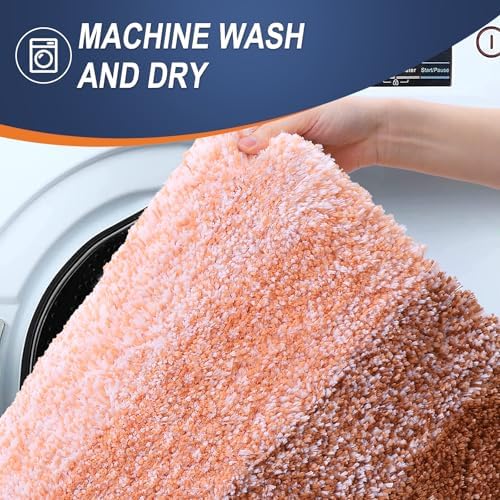 OLANLY Large Bathroom Rugs 50x30, Extra Soft Absorbent Microfiber Bath Rugs - Image 5