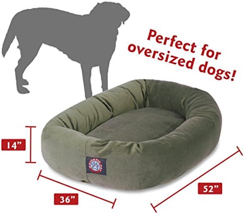 Majestic Pet Villa 40 Inch Shredded Memory Foam Dog Bed - Image 3