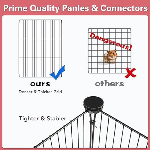 VISCOO 12 Panels Small Animal Playpen - Image 6
