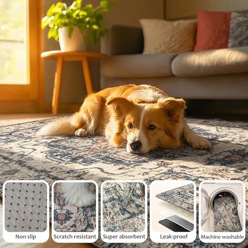 Washable Pee Pads for Dogs 36"x72" 2 Pack Reusable Puppy Potty Pad - Image 6
