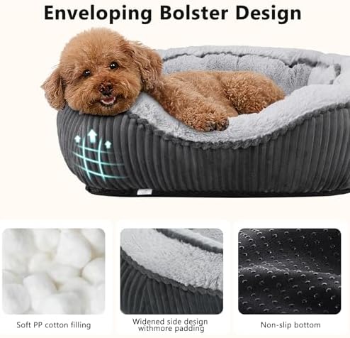 Dog Beds for Medium Small Dogs, Washable Pet Bed - Image 5