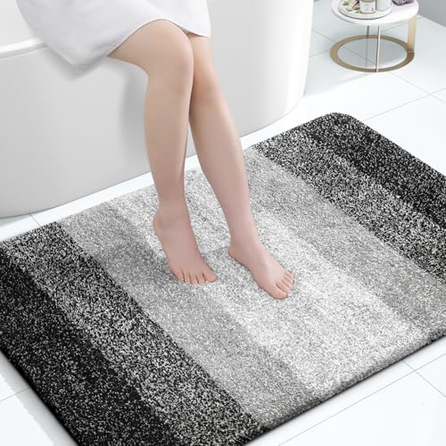 OLANLY Large Bathroom Rugs 44x32, Extra Soft Absorbent Microfiber Bath Rugs by OLANLY