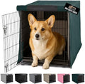 GORILLA GRIP Dog Crate Covers, Wire Kennel Topper, 30 in, Hunter Green by GorillaGrip