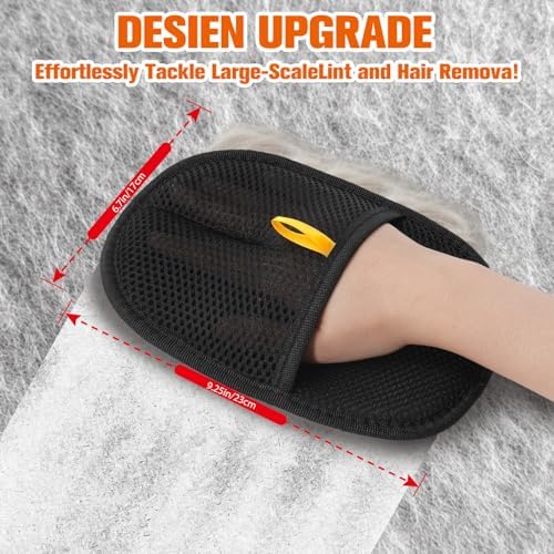 Pet Grooming Glove for Dogs and Cats, Pet Hair Remover Glove Deshedding Brush - Image 2