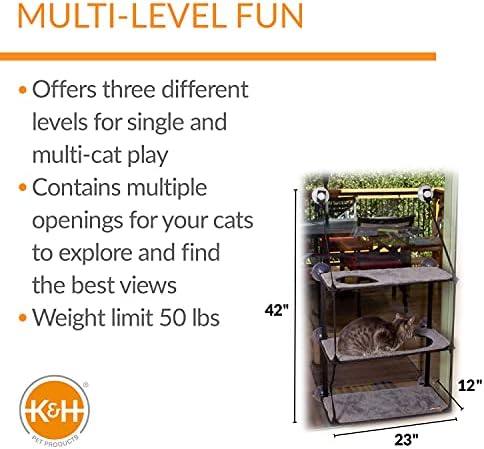 K&H Pet Products Multiple Cat Window Perch - Image 2