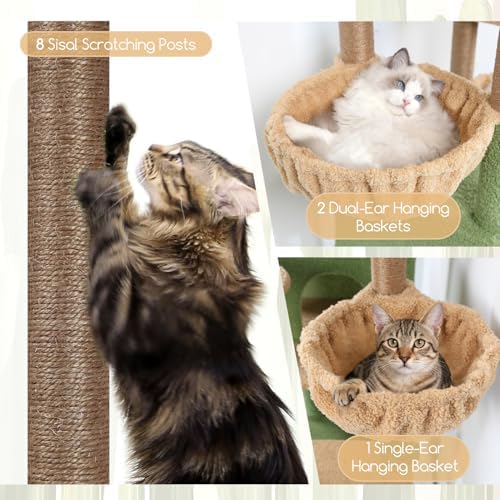 Globlazer 82in Cactus Extra Large Cat Tree - Image 4