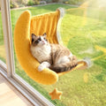 Cat Window Perch Moon Shape, Large Cat Hammock Bed Washable by BOLIAN