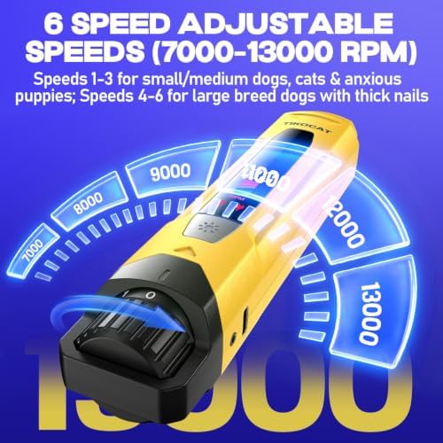 Whisper-Quiet Dog Nail Grinder 50%More Power - Image 3