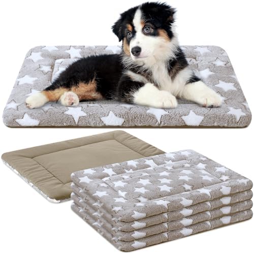 VitalCozy 4 Pcs Dog Crate Pads Soft Warm by VitalCozy