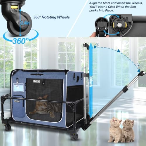 Petskd Extra Large Cat Carrier - Image 6