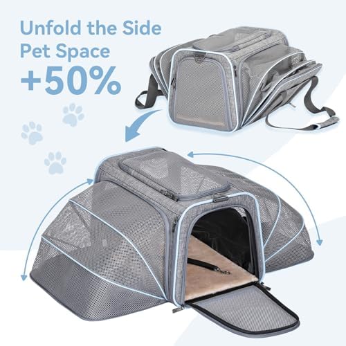 Petsfit Medium Double Expandable Cat Carrier - Image 4
