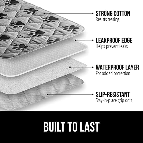 GORILLA GRIP Washable Puppy Pads, Slip Resistant Dog Crate Mat - Image 2
