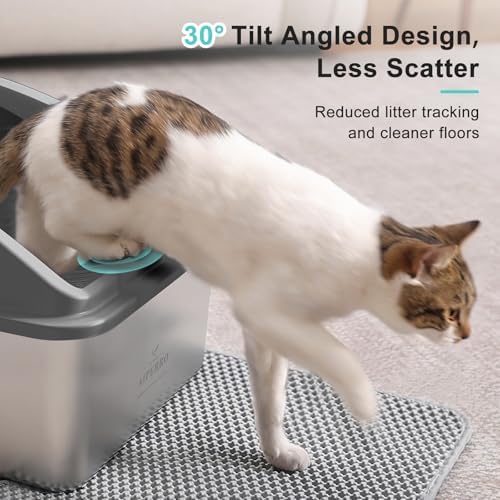AIPERRO Stainless Steel Litter Box | XXL Deepened 8" Design Metal Cat Box - Image 4