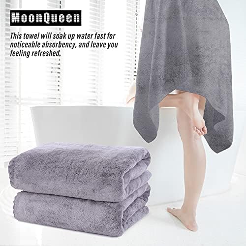 MOONQUEEN 6 Pack Premium Bath Towel Set - Image 7