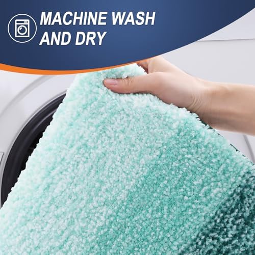 OLANLY Bathroom Rugs Mat 34x21, Extra Soft Absorbent Microfiber Bath Rugs - Image 6