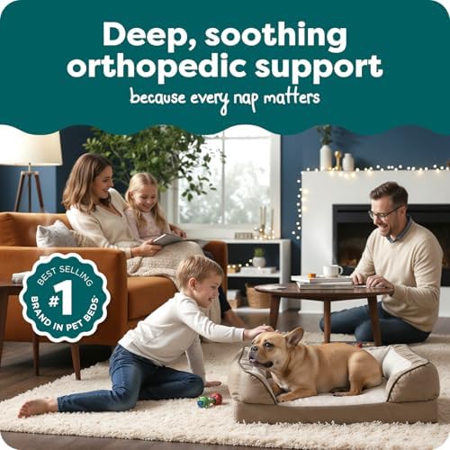 FurHaven Orthopedic Dog Bed for Medium Dogs, Perfect Comfort Sofa - Image 2