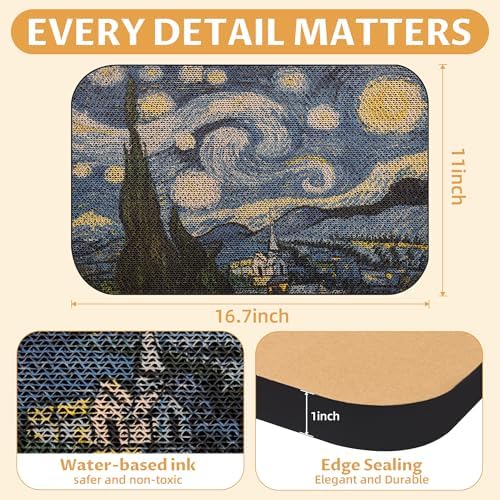 2 Pack Cat Wall Scratcher, Art Cat Scratching Board - Image 2