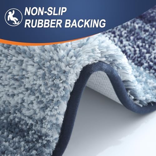 OLANLY Small Bathroom Rugs 35x16, Extra Soft Absorbent Microfiber Bath Rugs - Image 5