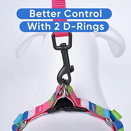 Pawtitas Multicolor Step-in Dog Harness – Adjustable No-Pull Vest - Image 5