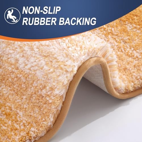 OLANLY Small Bathroom Rugs 24x16, Extra Soft Absorbent Microfiber Bath Rugs - Image 5