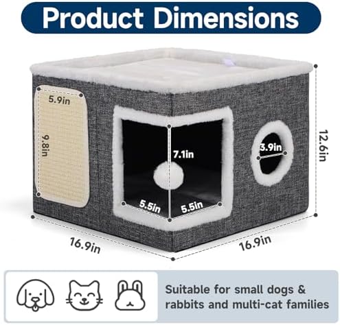 Shikha Cat House Bed for Indoor Cats - Image 2
