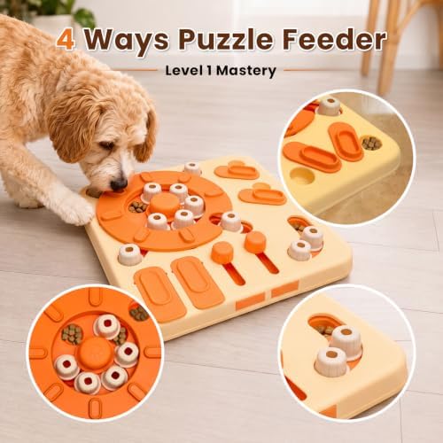 Dog Puzzle Toy, 4-Level Interactive Dog Toys - Image 2