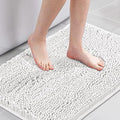 H.VERSAILTEX Pure White Bath Rug Super Soft Microfiber Non Slip Mat Absorption by HVERSAILTEX