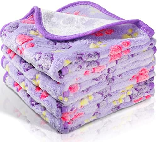 Tatuo 4 Pcs Fleece Dog Blankets by Tatuo