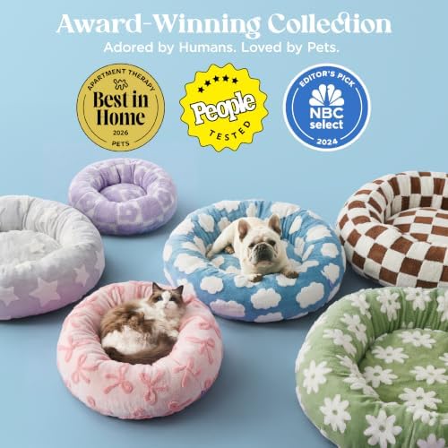 LE SURE Shown on TV Jacquard Donut Cute Small Dog Beds - Image 3