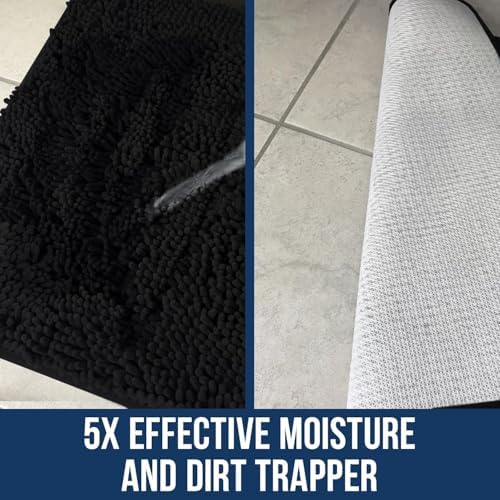 Muddy Mat® | Chenille Bathroom Rugs Quick Dry Microfiber Mats Non Slip Washable - Image 3